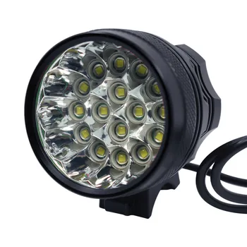 40000LM 16*T6 LED Bicycle Light Front Lamp Safety Far Bike Light Outdoor Mountain Night Riding farol bike