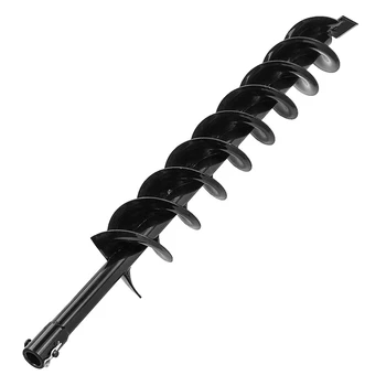 4pc 40/60/80/100mm Earth Drill Dual Blade Auger Drill Bit Fence Bore Steel Electric Drill Bit for Earth Petrol Post Hole Digger