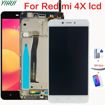 5.0 calowy wyświetlacz LCD do XIAOMI Redmi 4X Wyświetlacz ekran dotykowy z ramką dla XIAOMI Redmi 4X wyświetlacz LCD 4X LCD ekran dotykowy 10