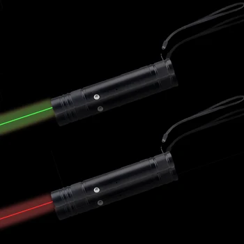 5 Mw 532 nm zielony laser Czerwony polowanie laser czołowy pilot zdalnego wskaźnik laserowy długopis widoczny promień światła USB wbudowany akumulator