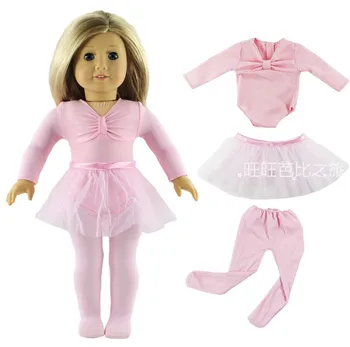 5 Zestaw lalka ubrania na 18 calowych amerykańskiej lalki ręcznie robione casual Odzież