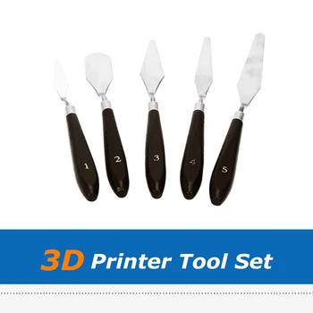 5 szt./kpl. Drukarka 3D elementów modelu usuwanie narzędzie kielnia łopata służy do 3D-uchwyt 3D-drukarki