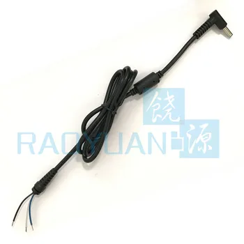 5 sztuk 4.5x3.0mm DC Power Cable Plug For HP Envy Ultrabook Cord For Dell Right Angle Blue Pin Adapter Charger Cable