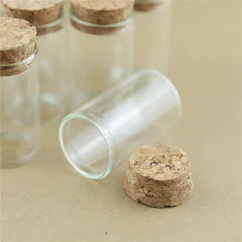 50 szt./lot 30*50 mm 20 ml korek korek butelki korzenny pojemnik do przechowywania butelek mini słoiki szklane butelki DIY Craft