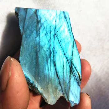 55 mm piękny niebieski labradoryt prawdziwy Kryształ uzdrowienie naturalnych mineralnych próbek darmowa wysyłka