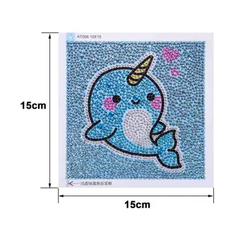 5D Diamond Painting Kits for Kids Full Drill Painting by Number Kits for Children Rhinestone Diamond Home Embroidery Wall Decor