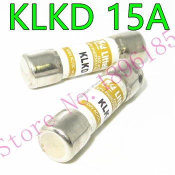 5szt KLKD 15A amerykański Littelfuse10*38 szybki bezpiecznik / oryginalny importowany bezpiecznik 15A600V
