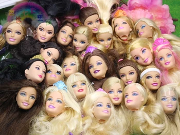 5szt handlu zagranicznego oryginalne głowice do lalek Barbie DIY prezenty na Urodziny mieszany styl lalki głowy fabryka cena hurtowa