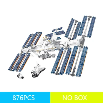 60004 przygodowa seria Wszechświat Międzynarodowa stacja kosmiczna klocki klasyczne edukacyjne cegły dzieci ISS 21321 zabawki w prezencie