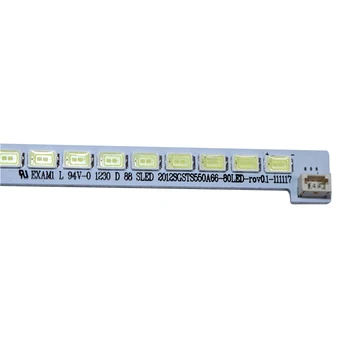 676mm LED Backlight Lamp strip 80leds For LCD TV LTA550HQ22 550HQ20 LE55A700K LED55X5000D LJ64-03515A STS550A66-80LED-REV0A.1