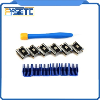 6szt sterownik silnika krokowego S6128 V1.1 drukarka 3D Stepstick THB6128 chip do 2,2 a prąd szczytowy napędu wymienić SD8825 A4988 A4983