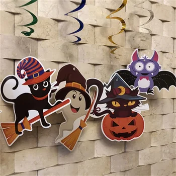6szt sufit wisi wir ozdoby dekoracje na Halloween party horror dom festiwal partii dostawy DIY zdarzenie partii dekoracji