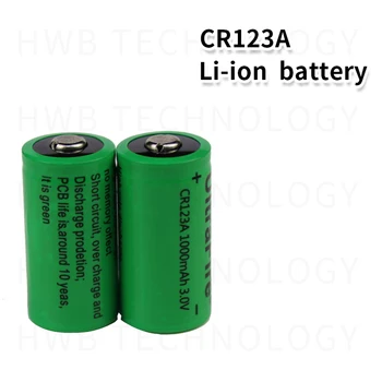 8szt 16340 1000mah 3v cr123a 16340 akumulator 3.0 v rcr123a 16340 baterii litowych + 1szt 3.8 v ładowarka baterii