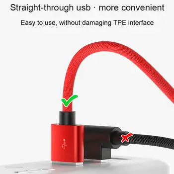 90 stopni 1 m szybkie kabel do ładowania Micro USB do Samsung A7 S9 S10 Xiaomi MI 5 MI 9 my 8 Android kabel Microusb