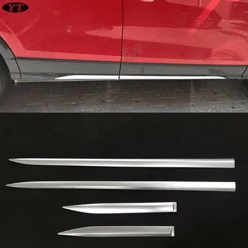 ABS chrime auto boczny wykończenie drzwi listwa ochronna do Audi Q2 2018 akcesoria samochodowe