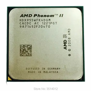 AMD Phenom II X4 955 3.2 GHz, 95w, czterordzeniowy procesor Procesor HDX955WFK4DGM/HDX955WFK4DGI Socket AM3
