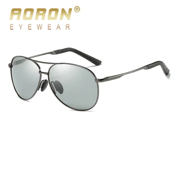 AORON spolaryzowane fotochromowe stop okulary Kobiety mężczyźni marki design punkty nadmiernego oświetlenia UV400 okulary HD modne okulary