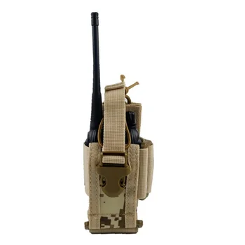Airsoft Tactical Radio Walkie-Talkie Molle Pouch Interphone Holder Military Shooting Hunting Magazine Holster EDC saszetka biodrówka