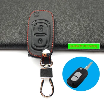 Akcesoria samochodowe pokrywa kluczyka Etui do kluczy Renault Modus Clio Megane Kangoo dla Lada 2 przycisk Auto Key Remote składane kluczyki