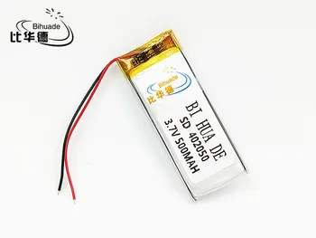 Akumulator litowo-polimerowy 3.7 V 402050 042050 500mAh wymiana 382250P Mp3 Mp4 Mp5 DIY X19
