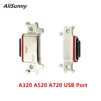 AliSunny 5 szt. USB złącze dokujące dla SamSung Galaxy A320 A520 A720 2017 ładowarka port Micro Socket A3 A5 A7 części zamienne