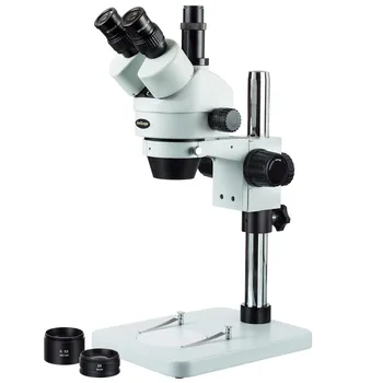 AmScope 3.5 X-Zoom 90X Тринокулярный стереомикроскоп ze statywem stołowym SM-1TSZ-V203