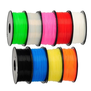 Anet 5roll/lot 1kg/roll 1.75 mm PLA Filament 3D Printer Filament Plastic Rubber materiały eksploatacyjne Materiał 4 kolory opcja