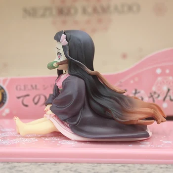 Anime Zabójca Demonów Kimetsu No Yaiba Kamado Nezuko PVC model figurka dekoracja samochodu kolekcjonerska zabawka