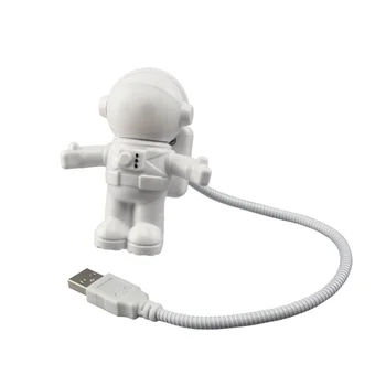 Astronaut Diver LED Night Light Cute Lamp USB Eye Protection Keyboard Lampara New Exotic Portable Led Lights Creative Kids Gifts