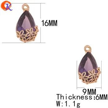 Atak design 100szt 9*16 mm biżuteria akcesoria/kryształowe kolczyki wisiorki/tworzenia biżuterii DIY/handmade/wisiorek/kolczyki wnioski