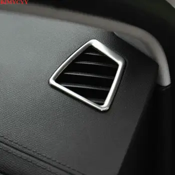 BJMYCYY wykończenie ze stali nierdzewnej pokrywa górna wyjścia klimatyzacji akcesoria samochodowe do Peugeot 308 T9 SW widok z tyłu hatchback 2016