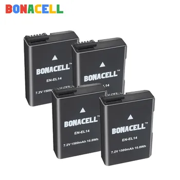 BONACELL 7.4 V 1500mAh EN-EL14 akumulator ENEL14 EN-EL14 kamera akumulator Nikon D5200 D3100 D3200 D5100 P7000 P7100 MH-24