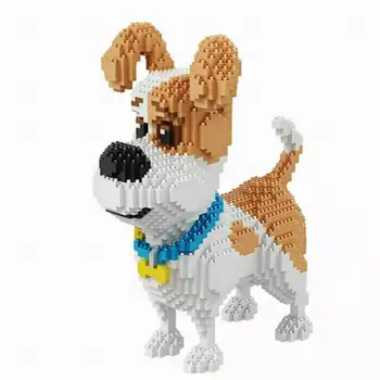 Balody 16013 Mike Dog Micro Diamond Building Blocks Small Particles Spelling Toy Pet Dog Brick Model Christmas Children Gift