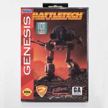 Battletech Game Cartridge 16 bit MD Game Card sprzedaży skrzynią dla Sega Mega Drive For Genesis