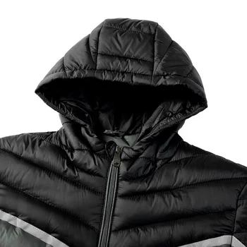 Bawełniana bawełnianą wyściółką kurtka męska zima 2020 nowa moda młodzieżowa szyć z kapturem kurtka puchowa europejski, amerykański casual kurtka