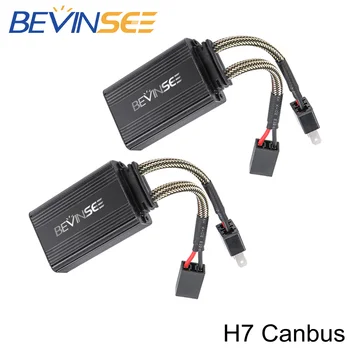 Bevinsee H7 LED Canbus Decoder H11 H8 LED Rezystor Canbus Error Free Decoder Warning Anti Flicker Canceller do reflektorów samochodowych