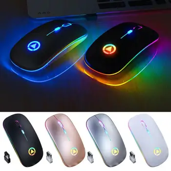 Bezprzewodowa mysz Bluetooth akumulator mysz Slient myszka gamingowa mysz USB optyczna 2.4 G ergonomiczna Mause do PC laptopa
