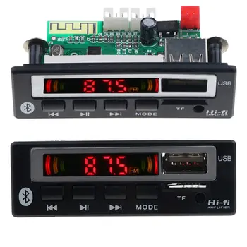 Bezprzewodowy zestaw samochodowy odbiornik Mp3 Board moduł odtwarzacz MP3, Bluetooth, radio FM V5.0 Mp3 dekoder 1 Din USB 3,5 mm AUX, 12V
