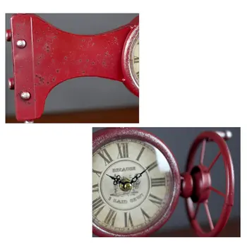 Blat stołowy zegar retro maszyna do szycia żelazne fotel zegarki biżuteria zegarki gabinet sypialnia biżuteria zegarki dla biur domowych