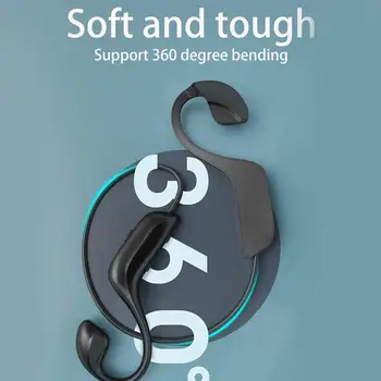 Bluetooth 5.0 180mAh bezprzewodowe słuchawki kostne sport z mikrofonem głośnomówiący zestaw słuchawkowy zewnętrzny zestaw słuchawkowy słuchawki H7Z8