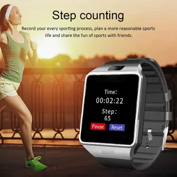 Bluetooth smart watch-inteligentny zegarek obsługa telefonu aparat SIM TF GSM Android iOS telefon dz09 pk gt08 a1 mężczyźni i kobiety