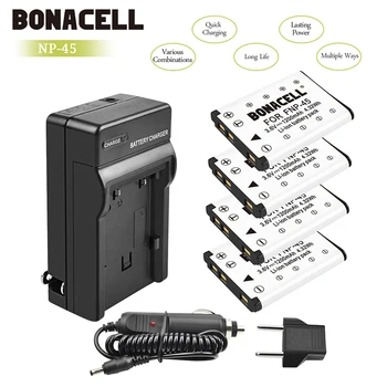 Bonacell 1200mAh EN-EL10 EN-EL10 akumulator Li-ion Battery Charger Pack do Olympus Li-40B Li-42B / Fuji NP-45 S210 S500 S510 S520 S3000