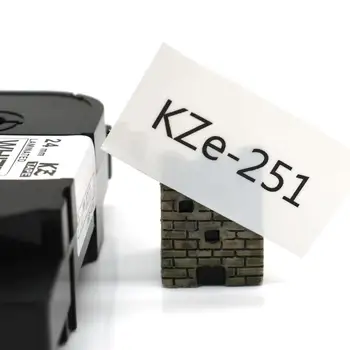 CIDY TZ251 TZ 251 TZe251 TZe 251 laminowane klej tz-251 tze-251 wytwórnia Taśma P Touch black on white jest kompatybilny z Brother