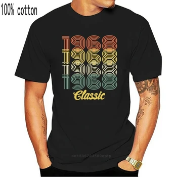 Camisetas 2020 retro 1968 klasyczny 50 lat Urodziny koszulka mężczyźni 50-urodziny koszulka Dzień ojca, prezent, vintage t-shirt