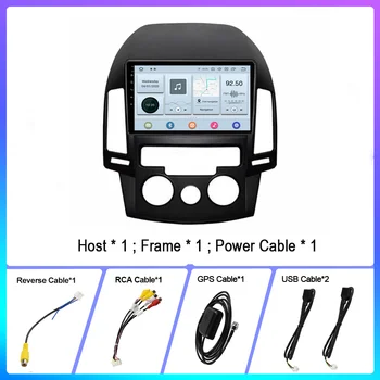 Car stereo radio Hyundai I30 2006-2011 Radio Android 10 nawigacji GPS dotykowy ekran multimedialny odtwarzacz Dvd 2din Bluetooth