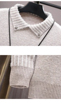 Casual sweter męski 2020 nowy modny sweter dla mężczyzn paski wysokiej jakości wiosna jesień z długim rękawem Slim Hombre Youth MOOWNUC