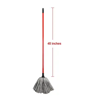 Cleanhome Rayon Grey Strip Self-Twisting Water Mop with 3 PCS Removable Replace Head Napełniania for Home Kitchen Cleaning