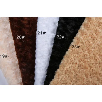 Cukierki kolor luksusowy pluszowy materiał kosmki odzieży licznik wyświetlacz tkanina tło tkaniny Róża pluszowe futro PV futro tkaniny