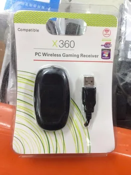 Czarny biały na xbox360, PC wireless USB odbiornik konsoli Xbox 360 kontroler joystick, gamepad konsoli zasilacz