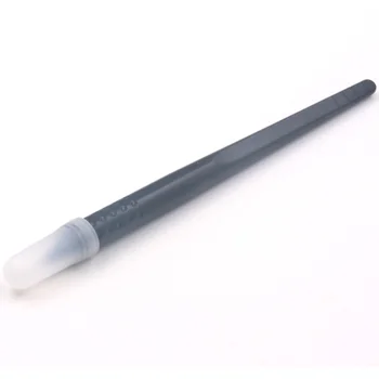 Czarny makijaż permanentny Microblading Narzędzia jednorazowe długopis Microblading Pen 18U 0.15 mm do tatuażu brwi profesjonalny ręczny uchwyt na 10 szt.
